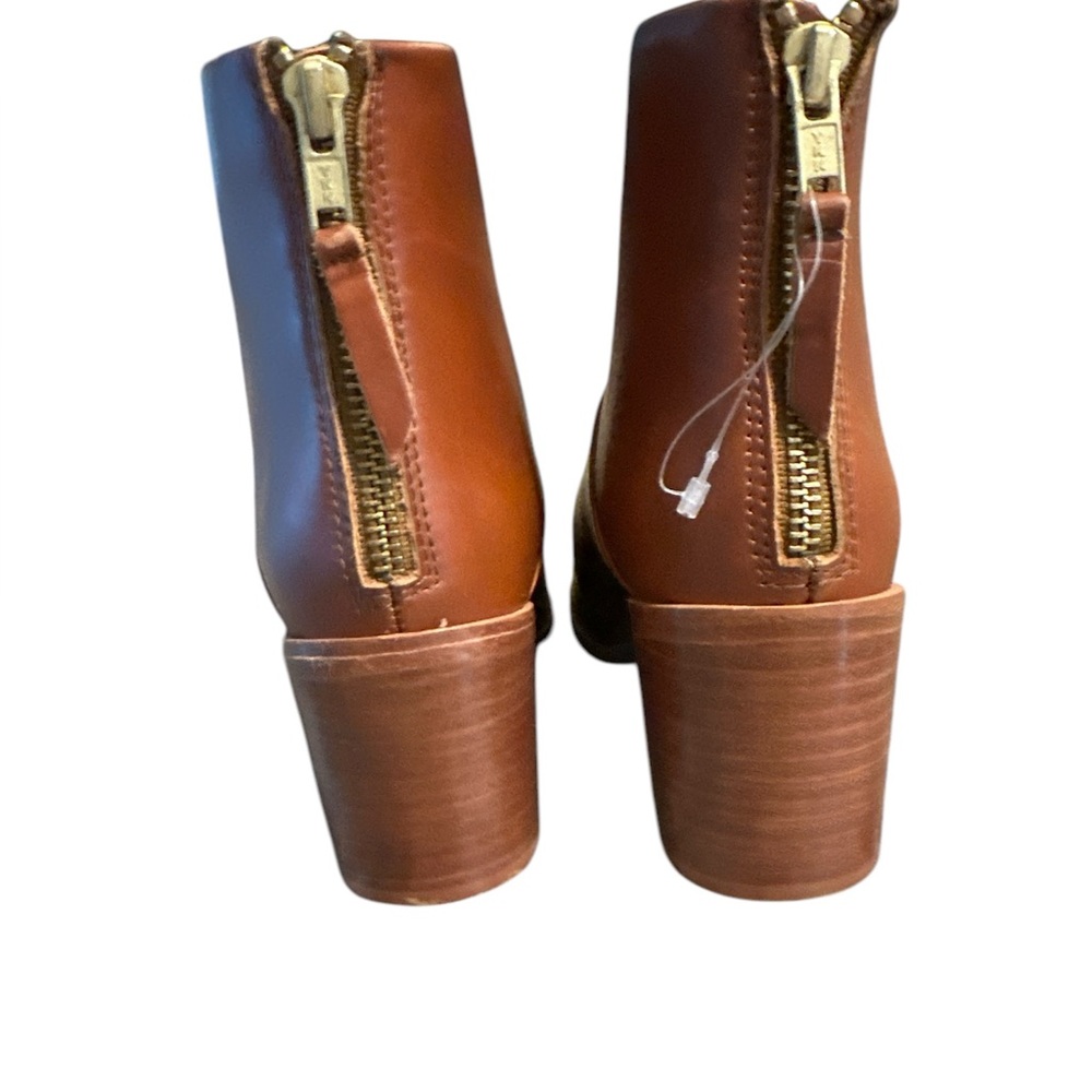 Nisolo Dari Elegant Brown Ankle Boots - Picture 9 of 12